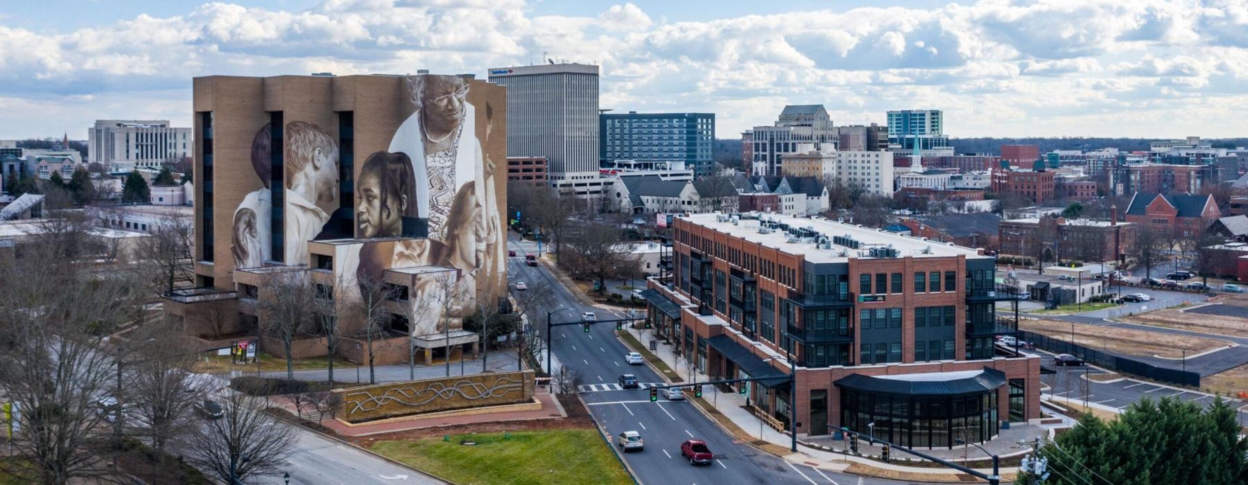 Canvas Lofts and surrounding neighborhood