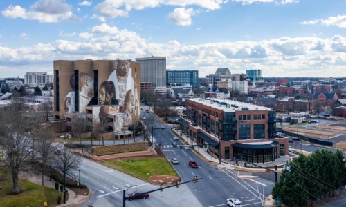 Canvas Lofts and surrounding neighborhood