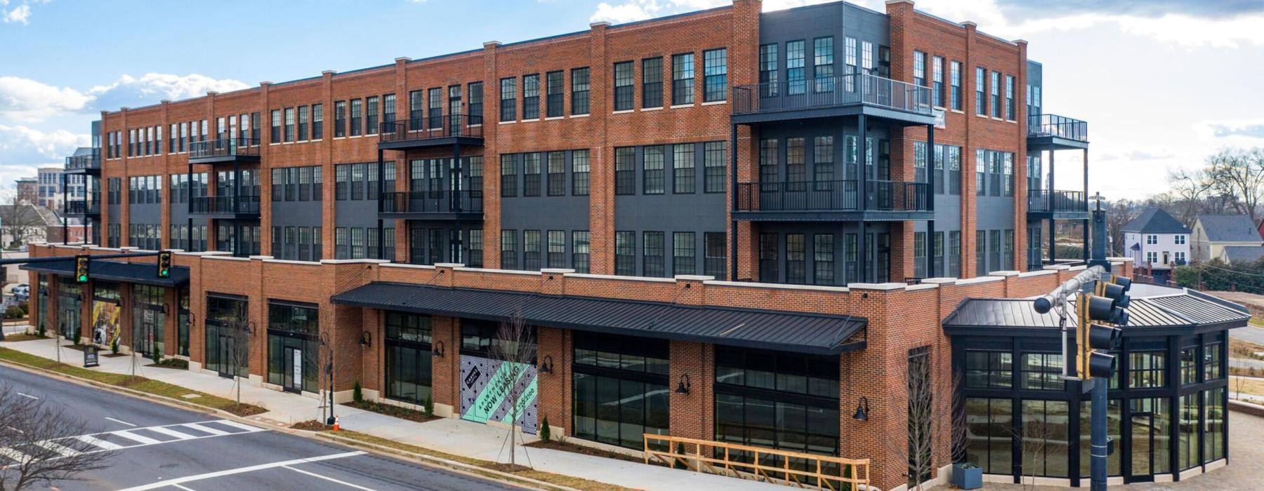 Canvas Lofts on corner lot